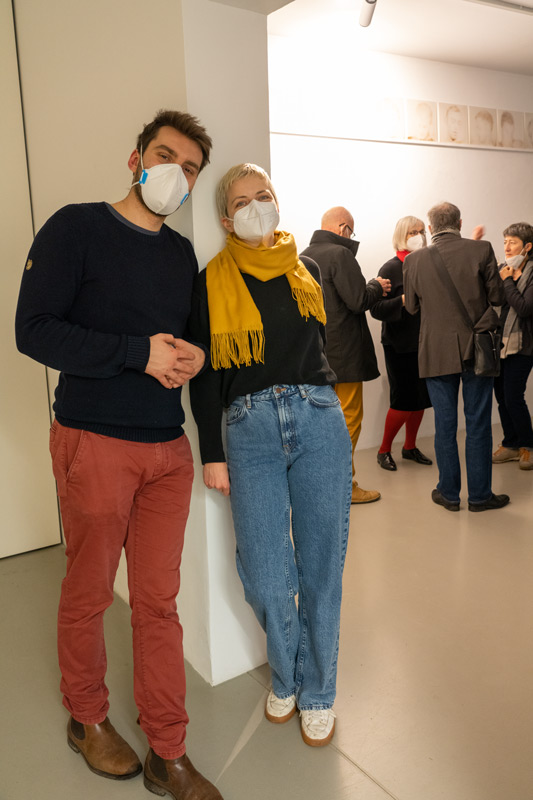 Christoph Radke, panta rhei, Foto von der Ausstellungseröffnung